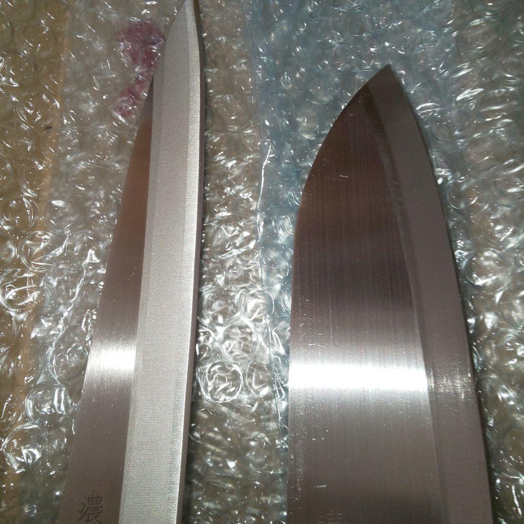 未使用 濃州孫六三徳包丁 刻印あり 刺身包丁 包丁セット 2本