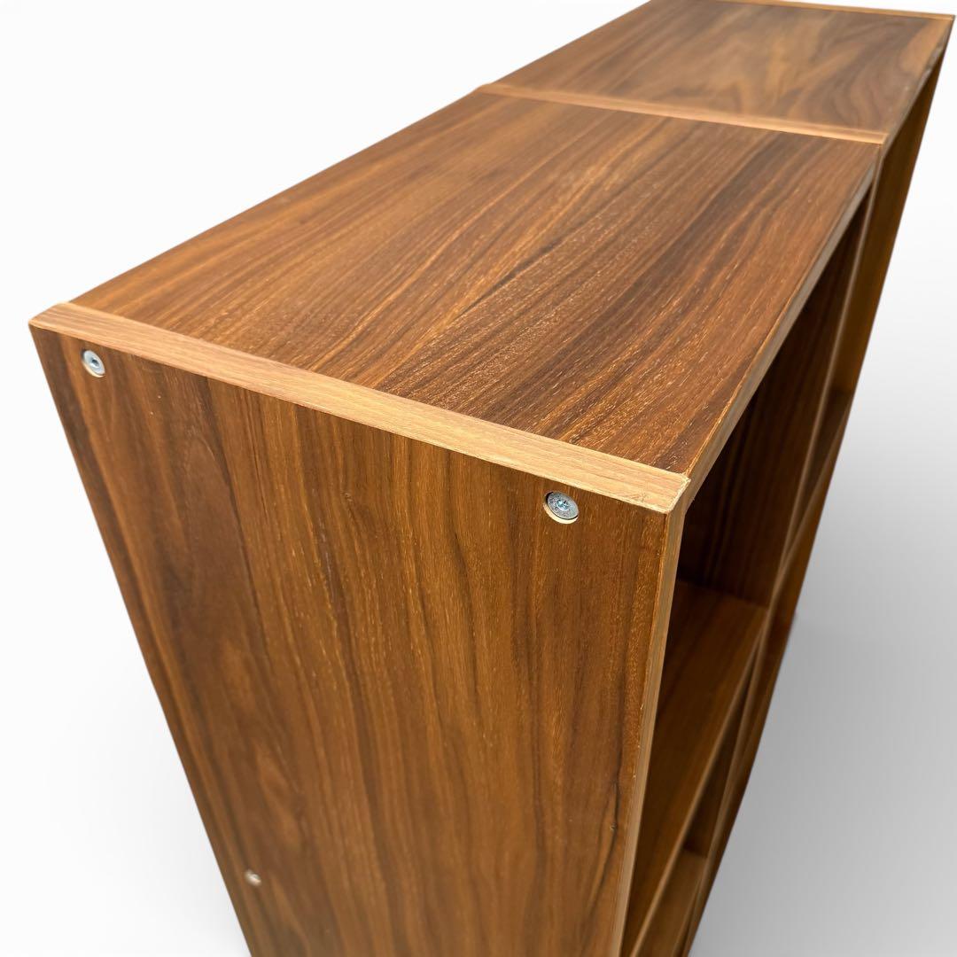 無印良品 スタッキングシェルフ 3段・2列　ウォールナット　MUJI 北欧