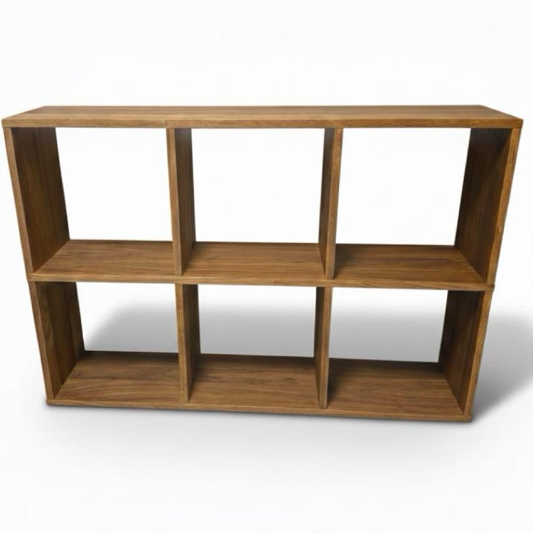 無印良品 スタッキングシェルフ 3段・2列　ウォールナット　MUJI 北欧