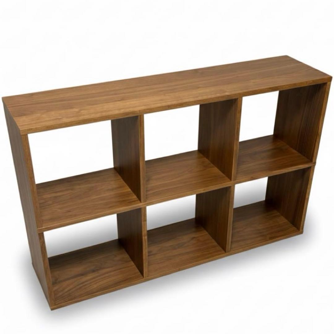無印良品 スタッキングシェルフ 3段・2列　ウォールナット　MUJI 北欧