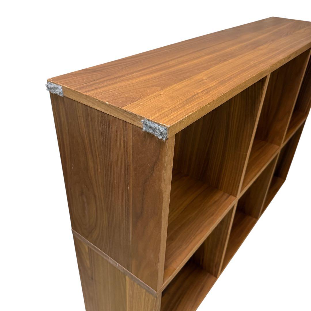 無印良品 スタッキングシェルフ 3段・2列　ウォールナット　MUJI 北欧