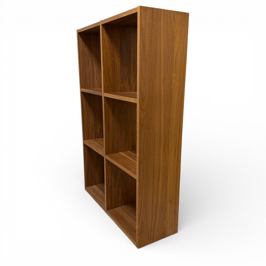 無印良品 スタッキングシェルフ 3段・2列　ウォールナット　MUJI 北欧