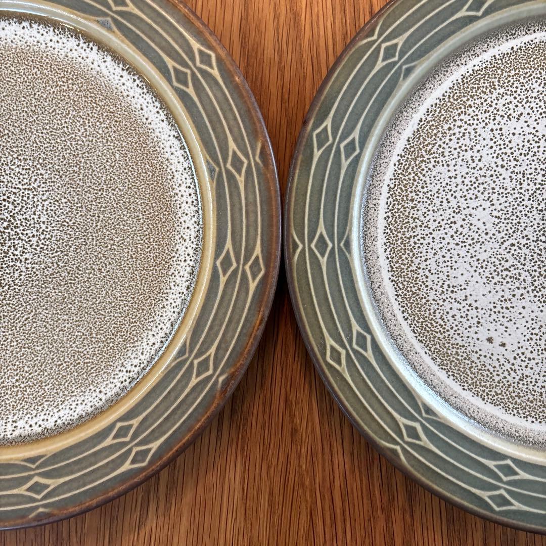 北欧ヴィンテージ　クイストゴー　ルーン　21cmプレート２枚セット 朝食 ランチ