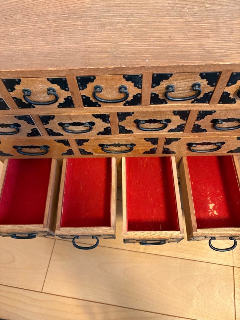 レトロ小物入れ　小和箪笥　薬箪笥