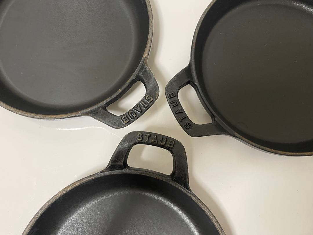 ストウブ　スタッカブルプレート20cm 3個セット