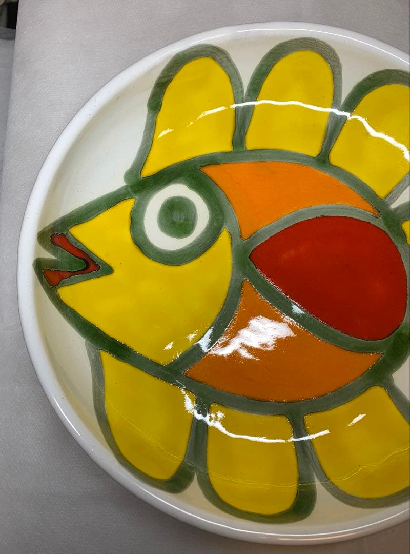 デシモーネ DESIMONE 絵皿 器 ハンドペイント　イタリア　シチリア