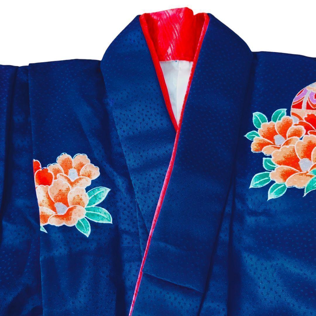 七五三 7歳 セット 012607 金駒刺繍 牡丹 鞠 鼓 菊 梅 椿