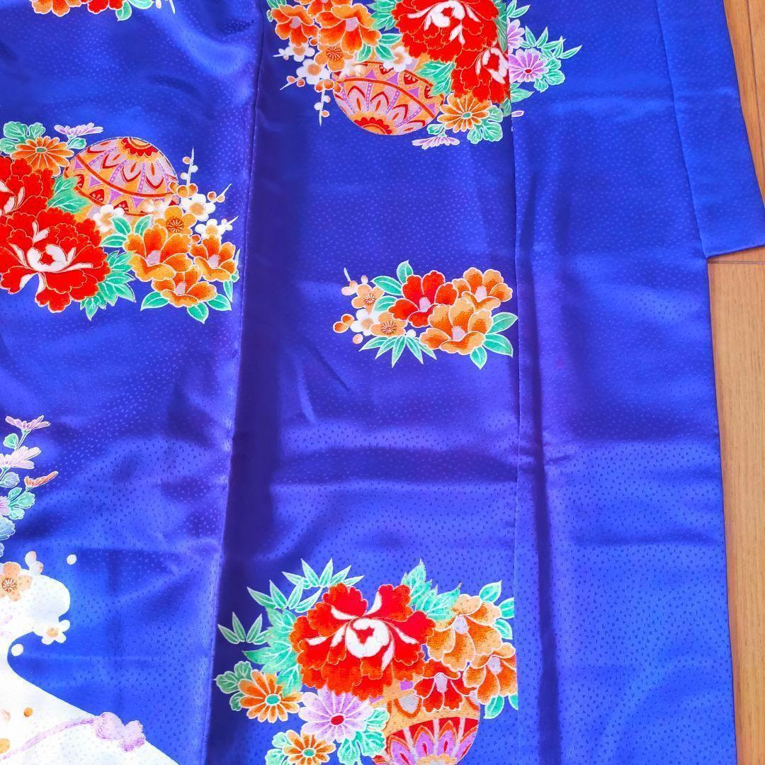 七五三 7歳 セット 012607 金駒刺繍 牡丹 鞠 鼓 菊 梅 椿