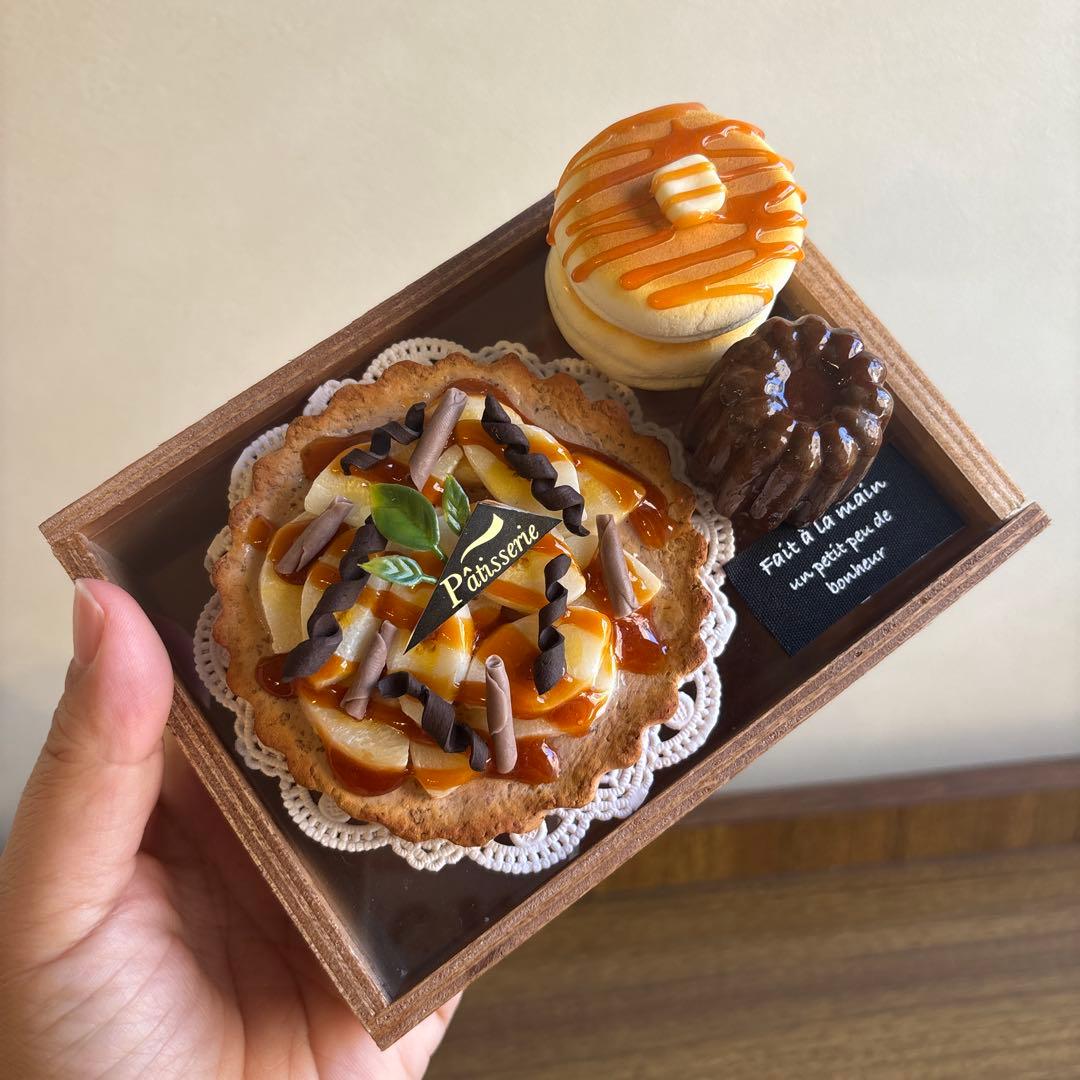 ★限定1セットフェイクスイーツ　木製小物入れケーキデコ瓶　スイーツデコ