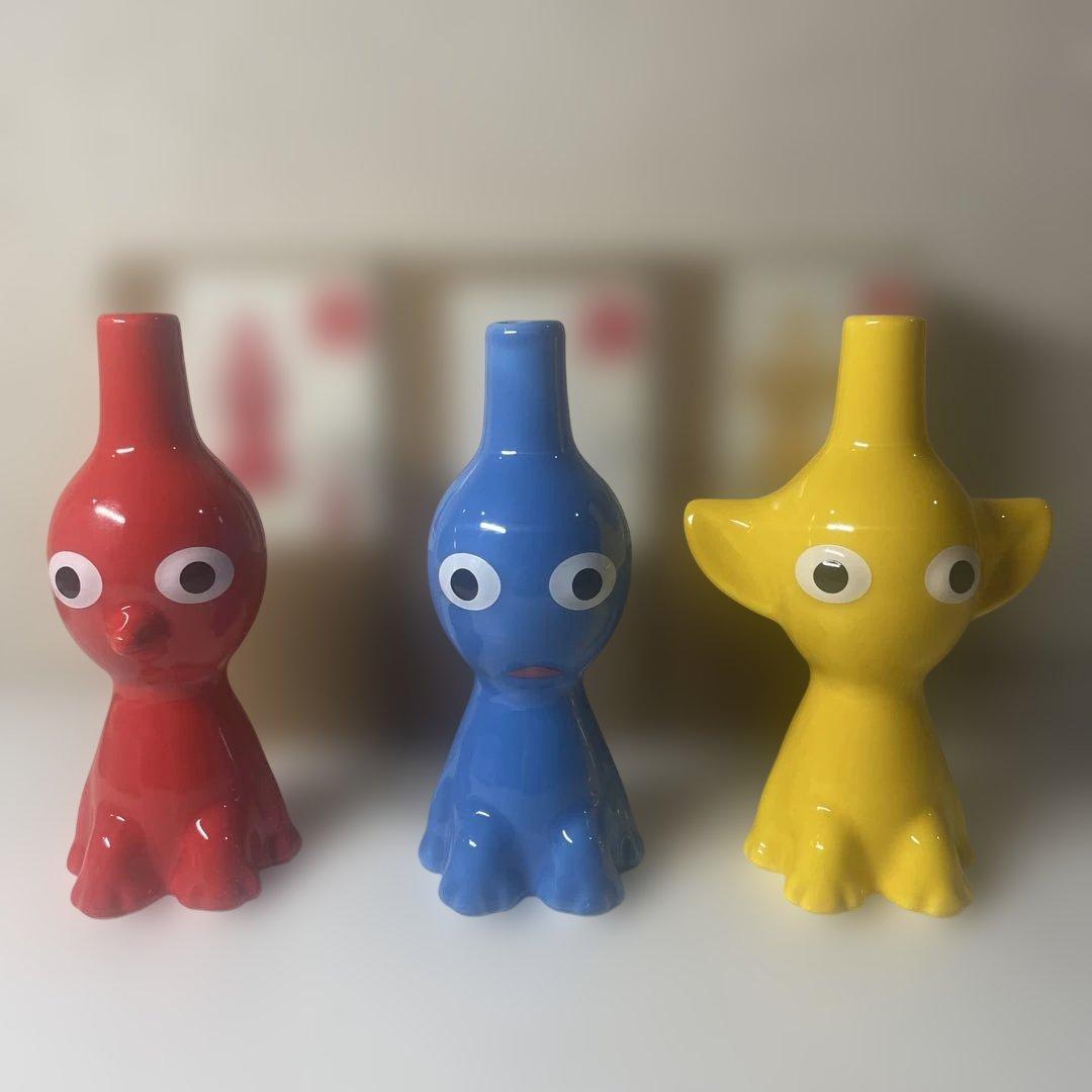 ピクミン 花瓶 一輪挿し　３種セット　任天堂 Pikmin