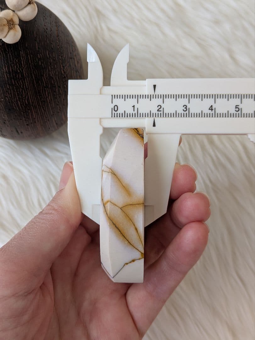 希少　♡Mookaite Jasper　ムーカイト♡　風景画　枝葉　2個セット