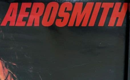 エアロスミス 1977年 ドロー・ザ・ライン プロモーション Live ポスター