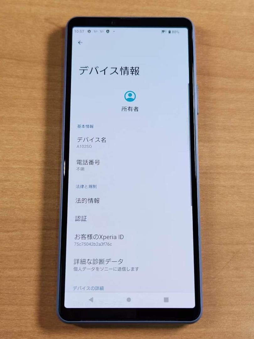 スマートフォン本体 030500E XPERIA A102SO 128GB