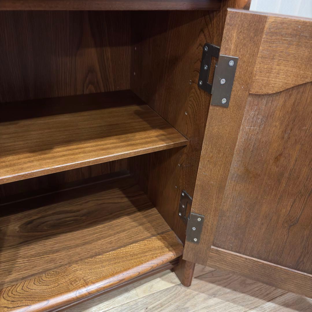 極美品 OLD karimoku オールド カリモク コロニアル 電話台 花台