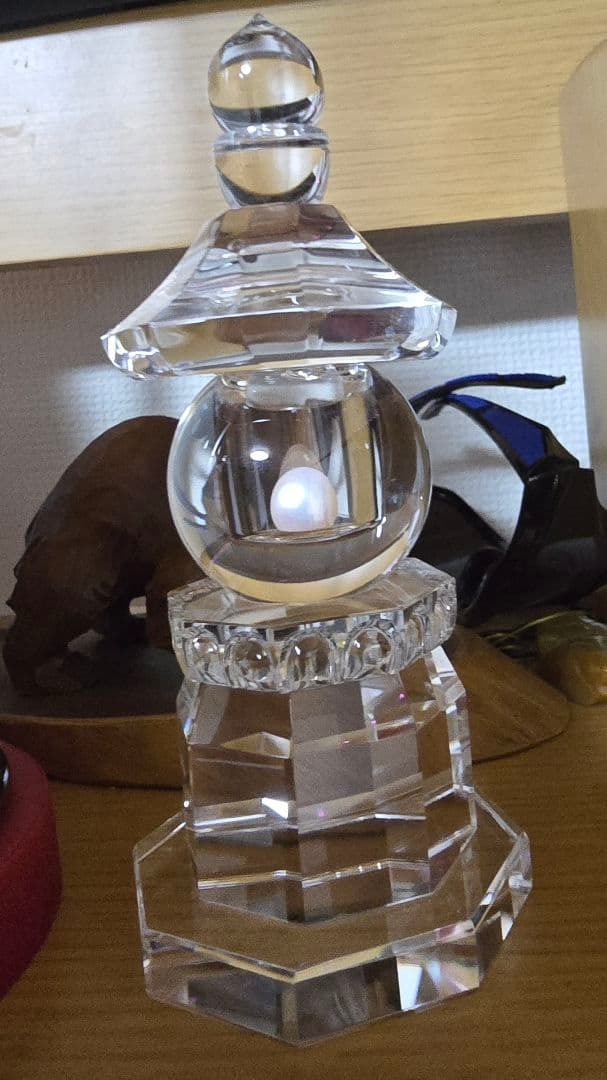 天然水晶　美術工芸品　伝統工芸品　証明書付き　風水　山梨県水晶美術彫刻