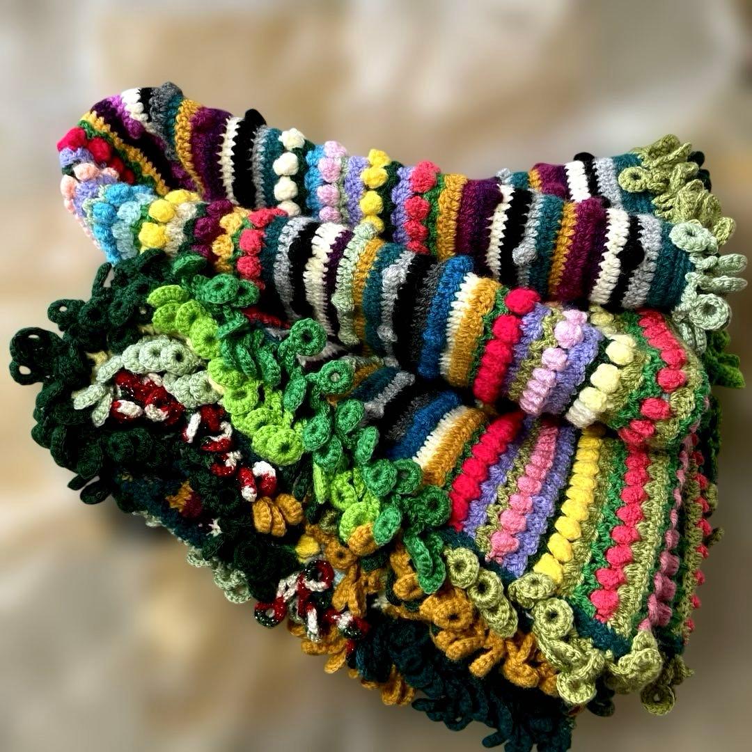 ★handmade★大判♡可愛いチューリップ畑♡ マルチカバー〜百花繚乱〜