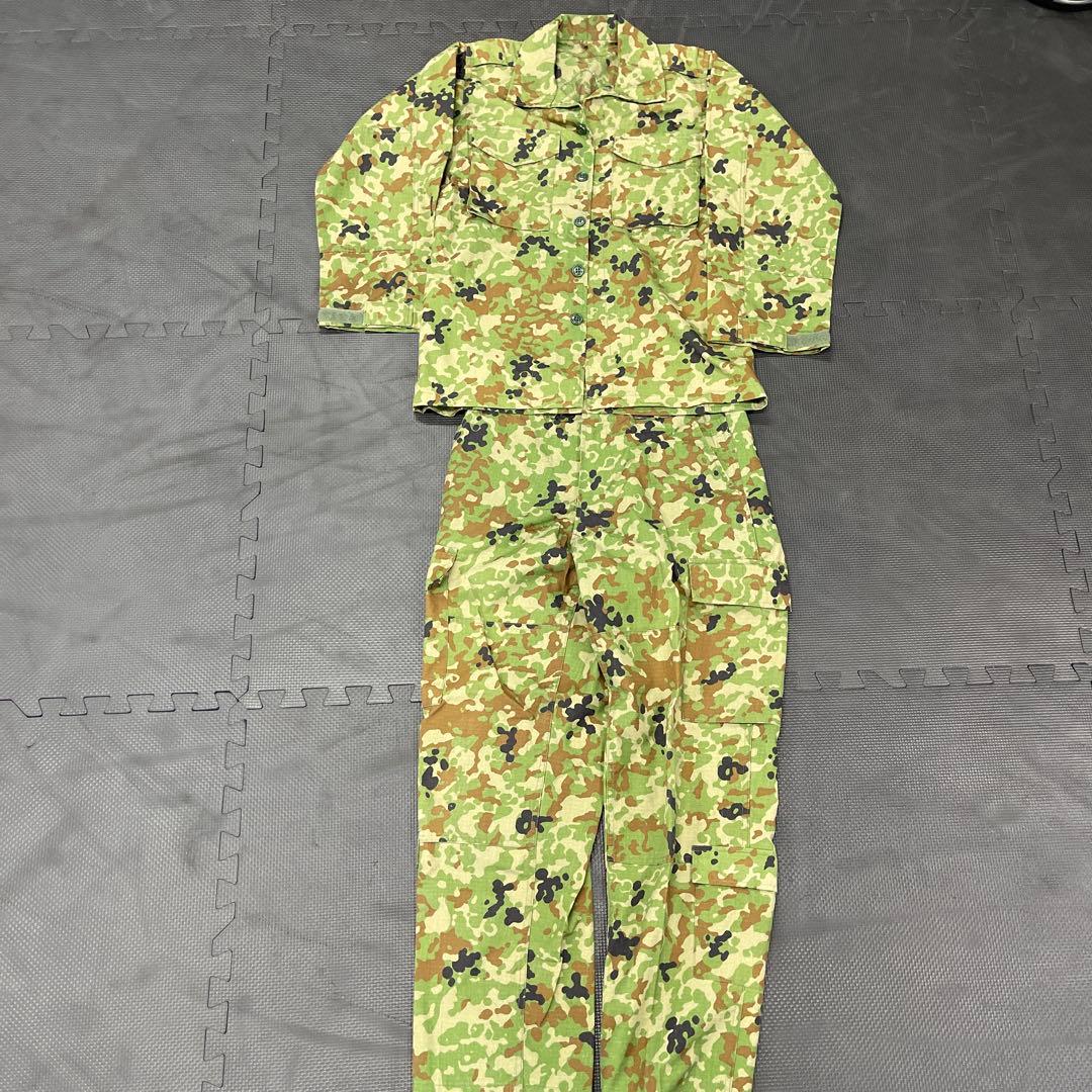 【実物PX品】陸上自衛隊迷彩服2型装備一式フルセット（服上下・帽子・銃ホルダー）