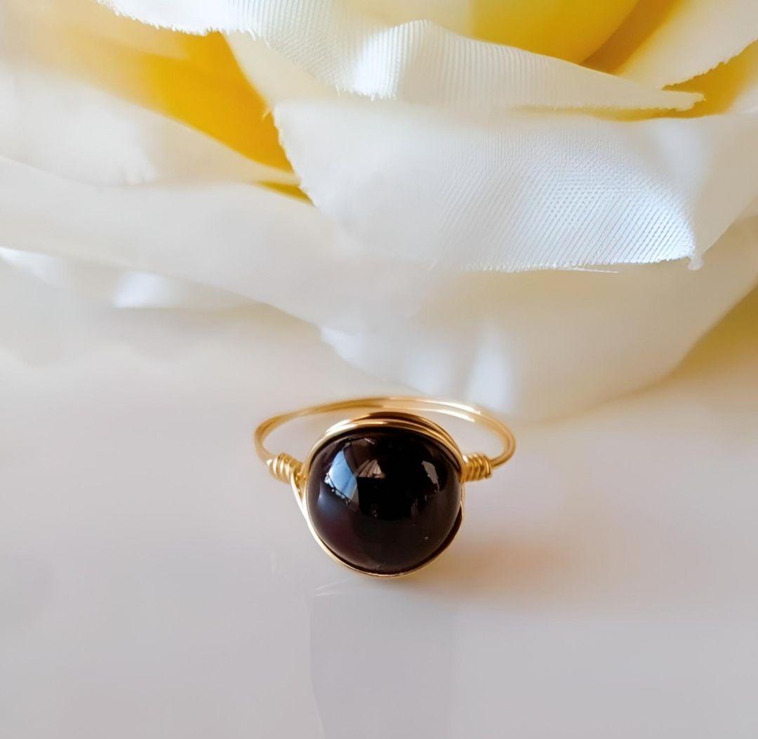 Kgf14 希少 宝石ルース スターガーネット スター 沢山✨ リング