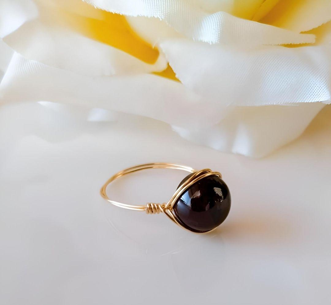 Kgf14 希少 宝石ルース スターガーネット スター 沢山✨ リング