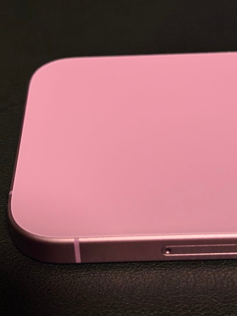 iPhone16 128gb simフリー　ピンク　美品　フィルム付き