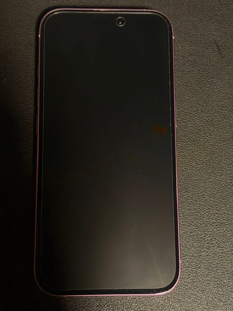 iPhone16 128gb simフリー　ピンク　美品　フィルム付き