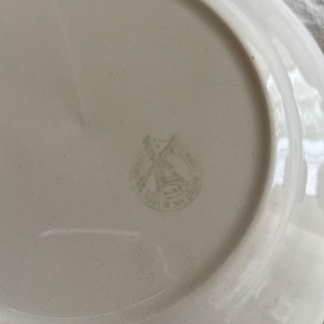 グリーンのチェックプレート\"nappe\" p40