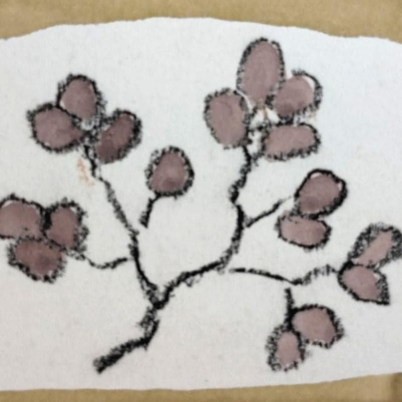 ☆坂本直行☆「木の実」水彩画　八ツサイズ　新品額！