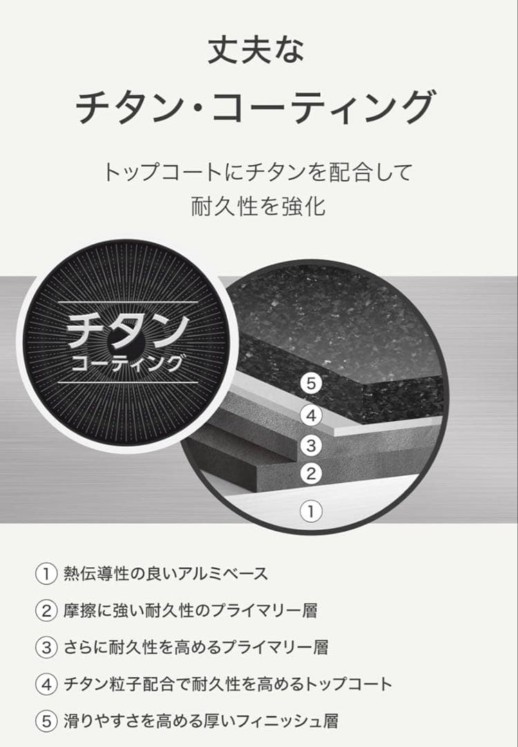 【新生活に新鍋】ティファール　フライパン　ウォックパン　2点セット　長持ち直火