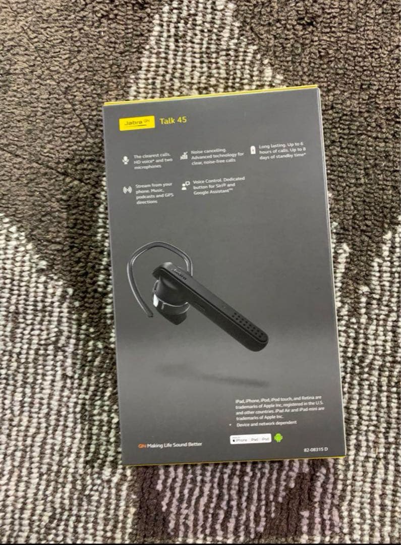新品未使用Jabra TALK45 BLACK Bluetooth片耳イヤホン