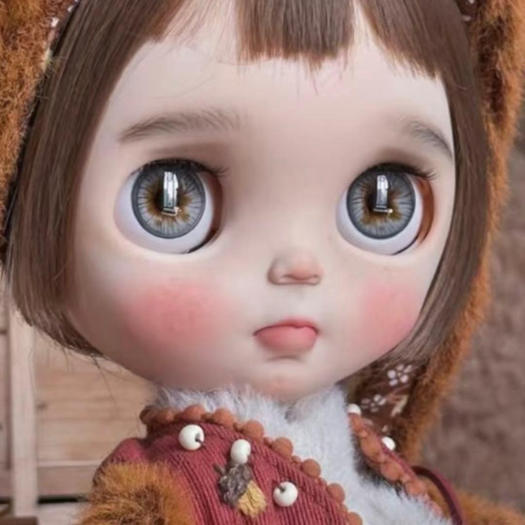 作家様カスタムブライス まんまる かわいい カスタムドール フルセット