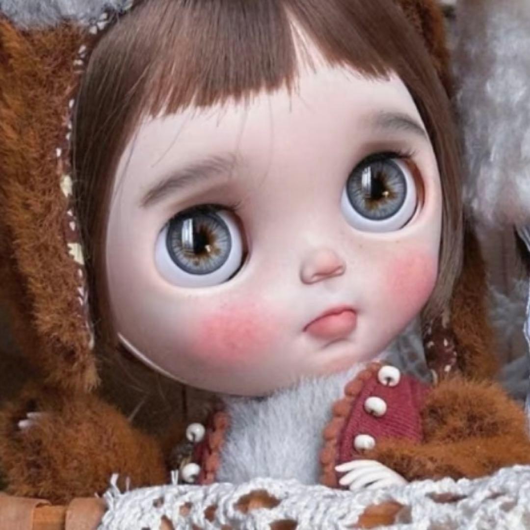 作家様カスタムブライス まんまる かわいい カスタムドール フルセット