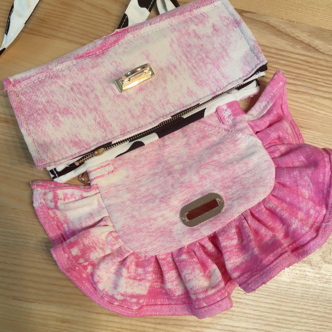 デニムリメイク セット ぴんく