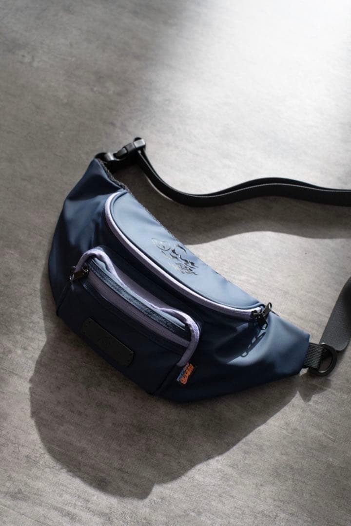 NARUTO ナルト 疾風伝 ウエストバッグ ネイビー　ショルダーバッグ ポーチ