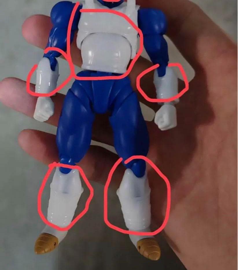 S.H.Figuarts ドラゴンボール 仮面 ベジータ 改造パーツ