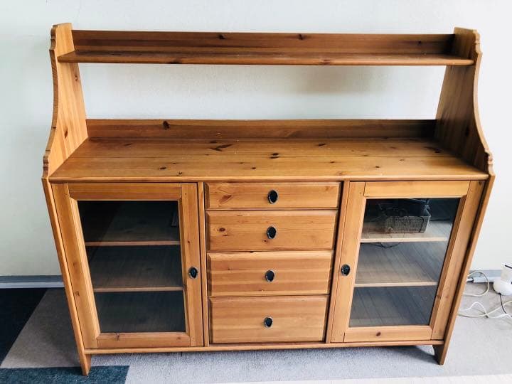 ★送料無料★レトロなリビング棚★