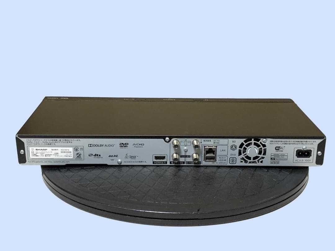 M9429 SHARP ブルーレイ ディスクレコーダー2B-C10DW1