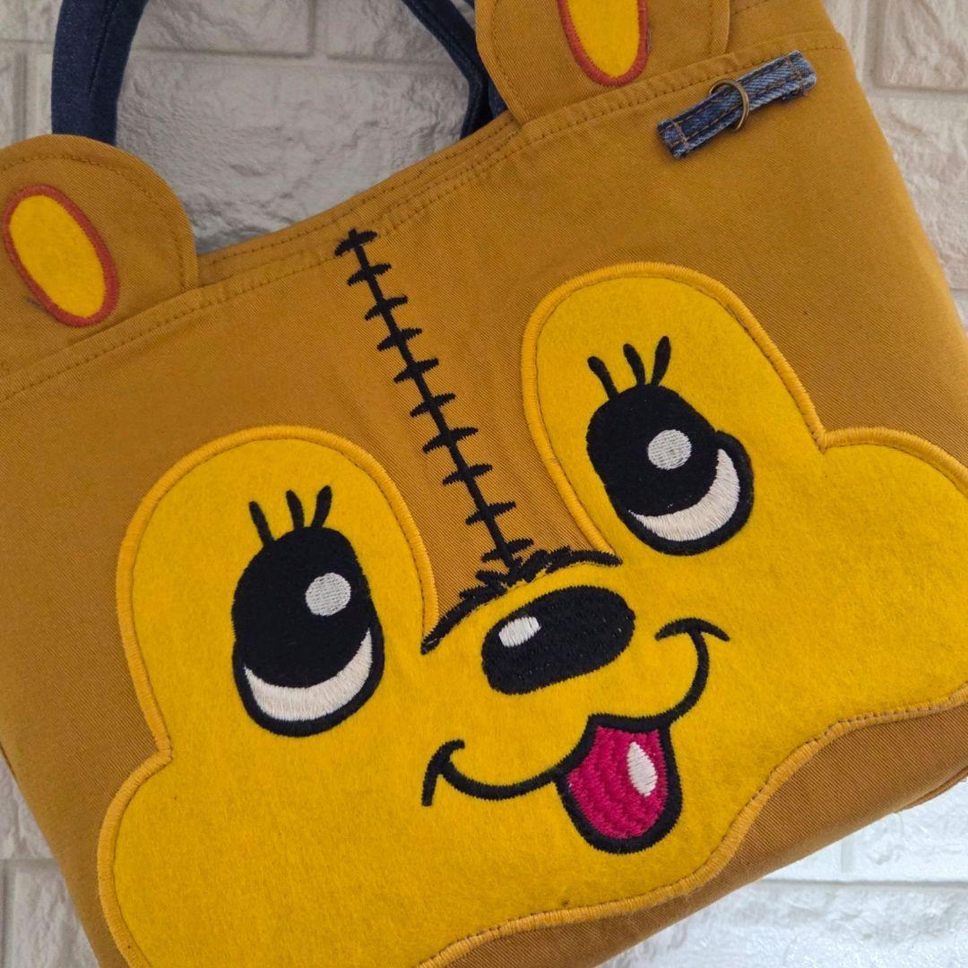 930 デニム＊リメイク＊くま＊バッグ＊トートバッグ