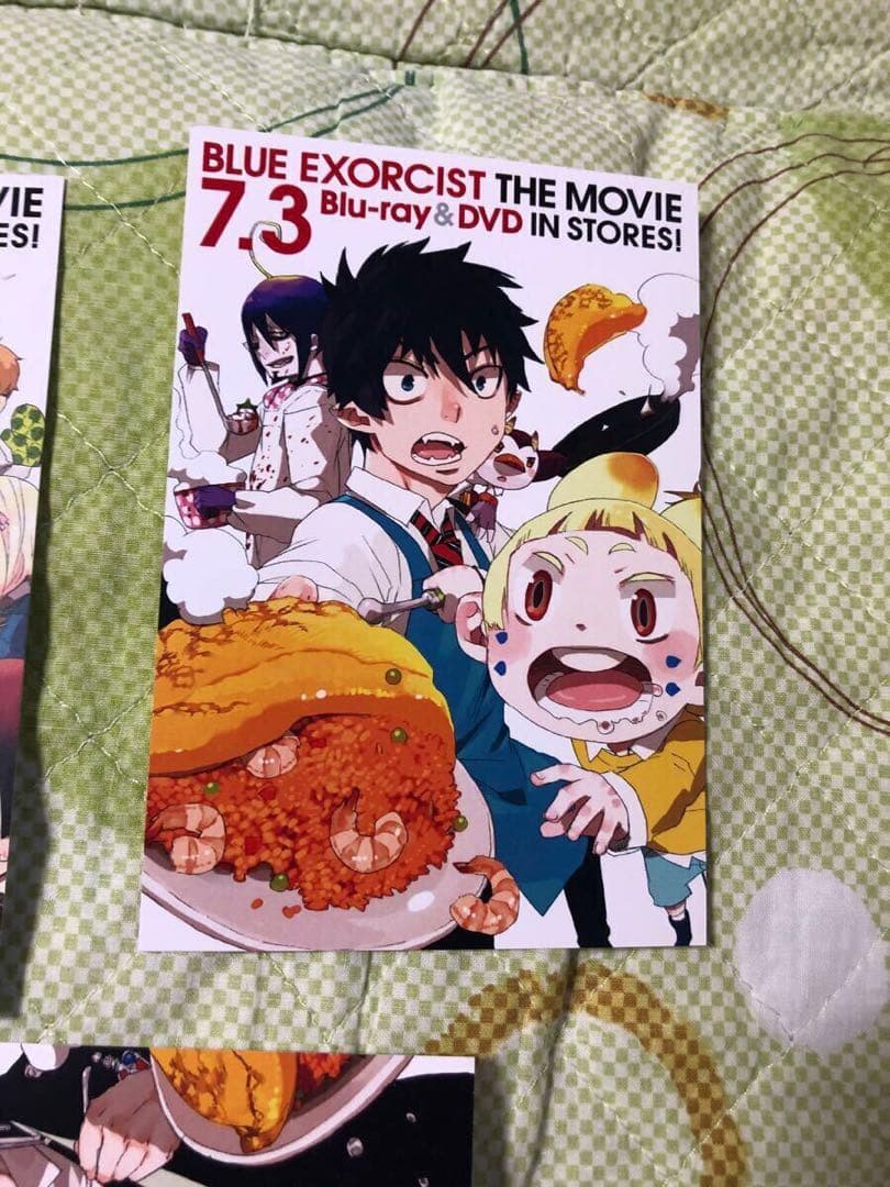 青の祓魔師 劇場版 告知ポストカード 非売品 アニメイト池袋店配布品