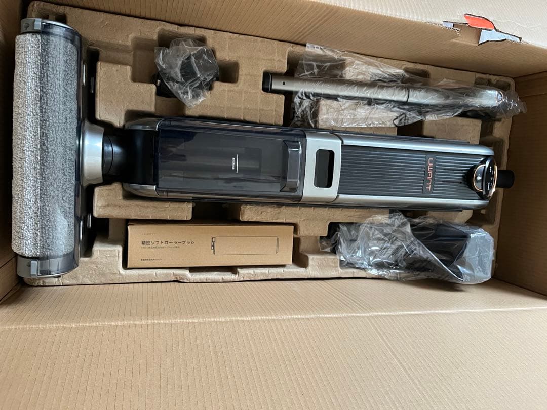 UWANT X100-J コードレス 水拭き掃除機 吸引・水洗い一体型