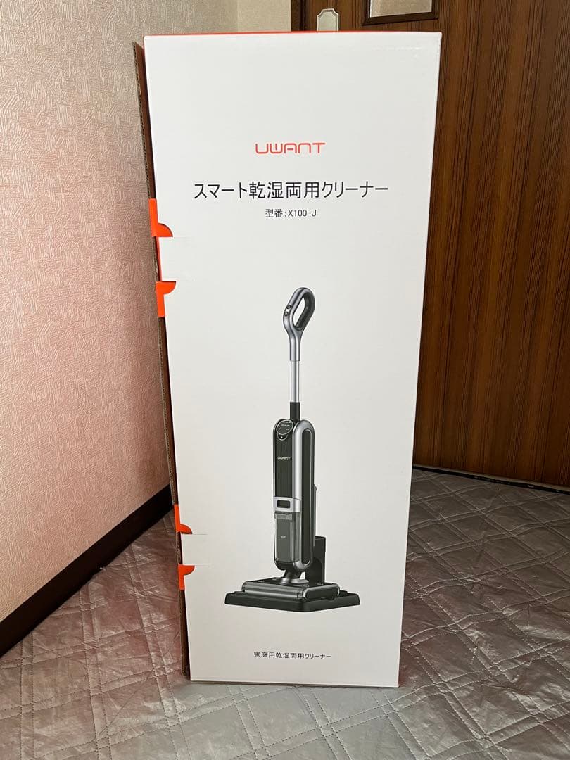 UWANT X100-J コードレス 水拭き掃除機 吸引・水洗い一体型