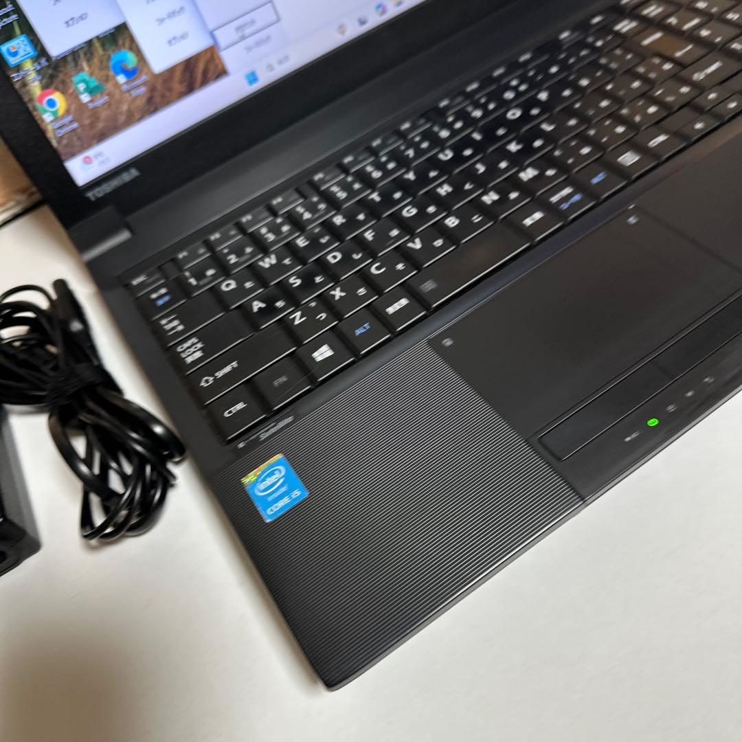 TOSHIBAノート PC Core i5 SSD メモリ8GB オフィス付き
