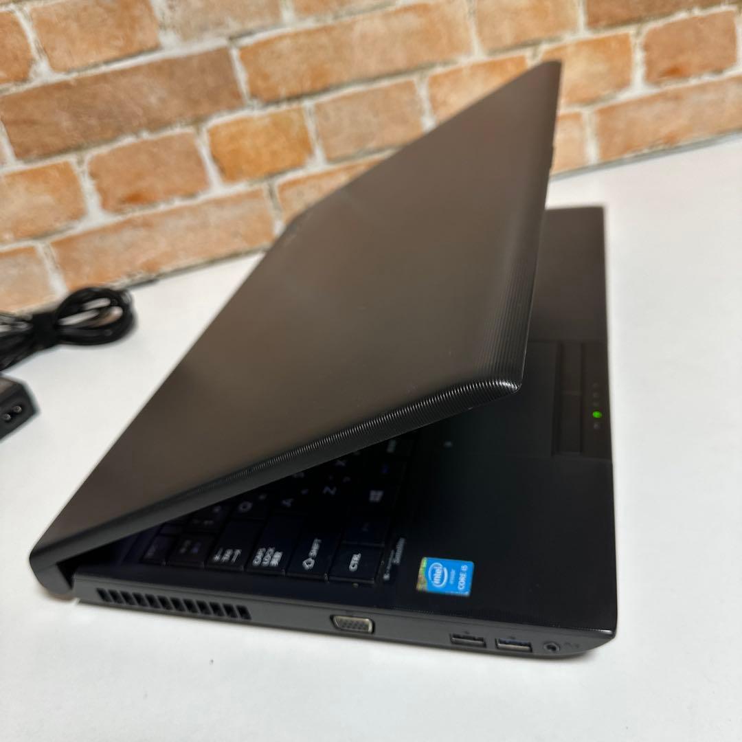 TOSHIBAノート PC Core i5 SSD メモリ8GB オフィス付き