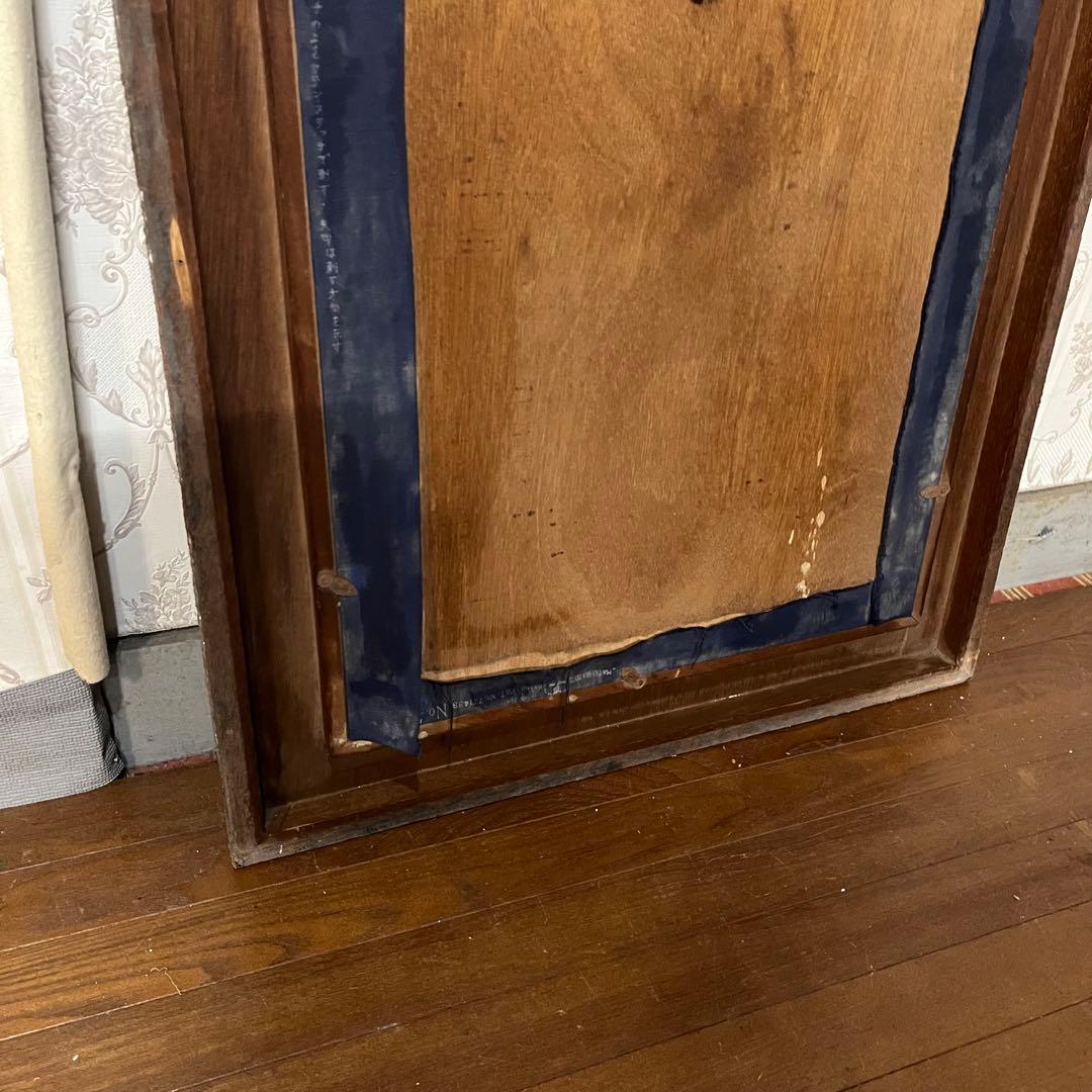 【アンティーク】額装 額縁 アート 刺繍絵 刺繍画 般若 縁起物 厄除け 飾り物