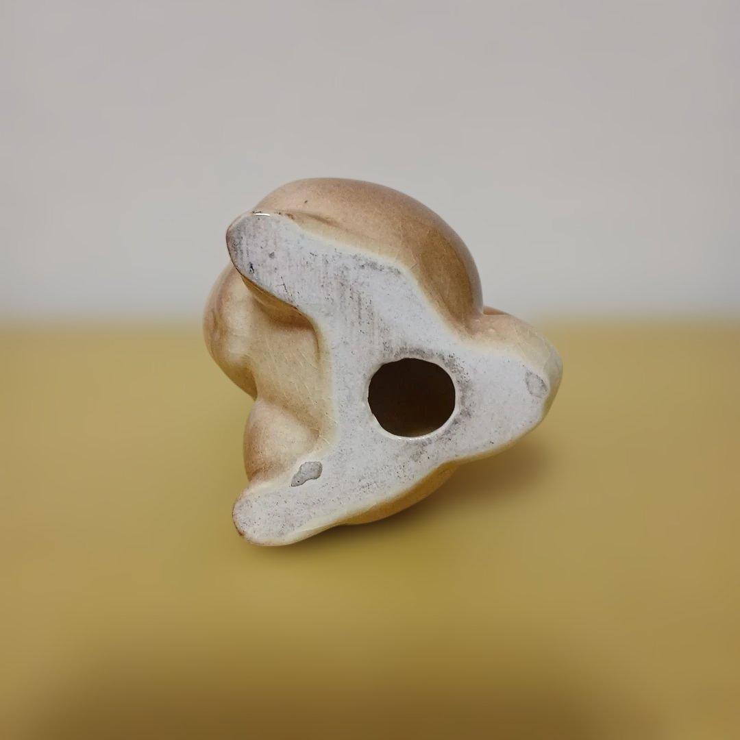 昭和レトロ　ウサギ　陶器　置物