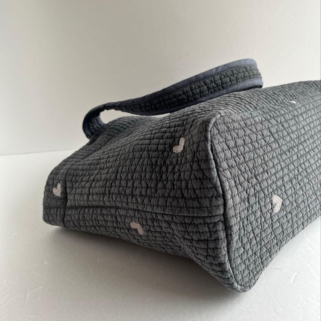 ヌビ　♡ハート♡ トートバック　大ポーチ　 Ｗハンドル　ヌビバック　イブルバック