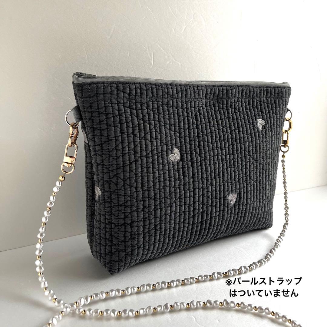 ヌビ　♡ハート♡ トートバック　大ポーチ　 Ｗハンドル　ヌビバック　イブルバック