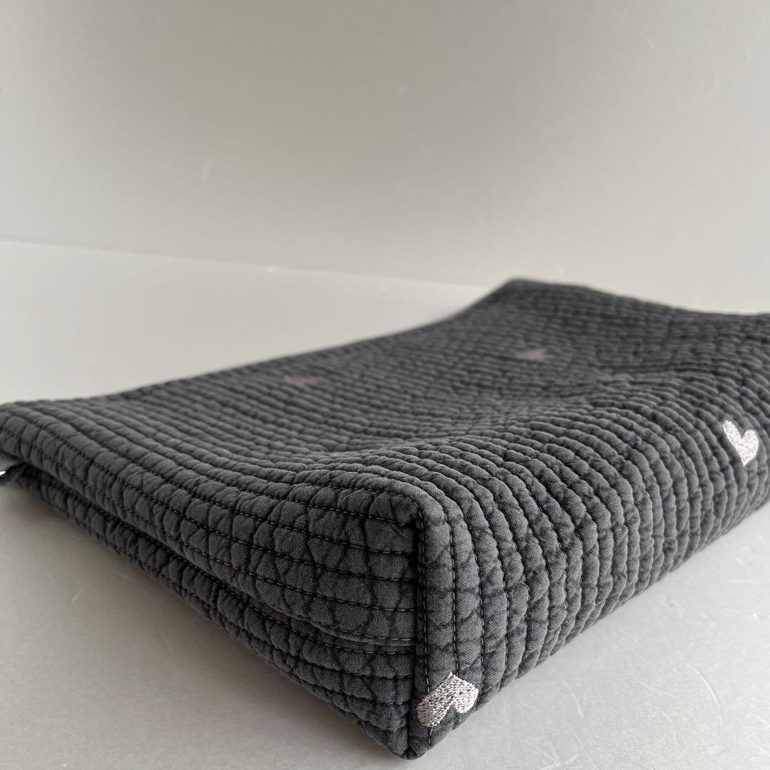 ヌビ　♡ハート♡ トートバック　大ポーチ　 Ｗハンドル　ヌビバック　イブルバック