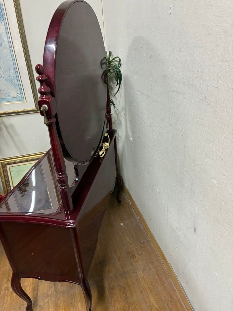 管461☆フランスミラー☆アンティーク☆ヨーロピアンスタイル☆ドレッサー