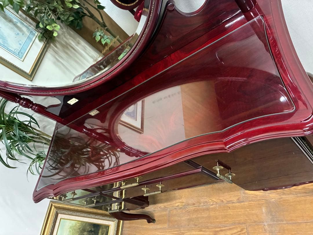 管461☆フランスミラー☆アンティーク☆ヨーロピアンスタイル☆ドレッサー