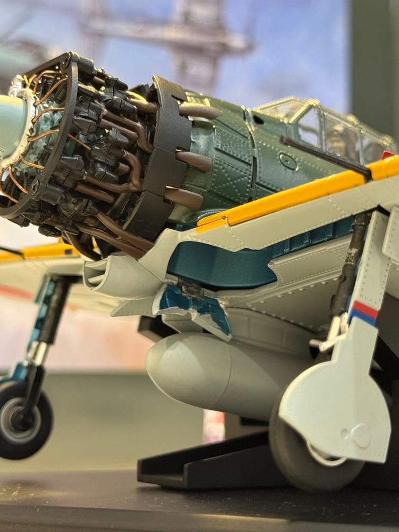 1/32 零式艦上戦闘機52型 ダイキャスト 零戦 半完成モデル